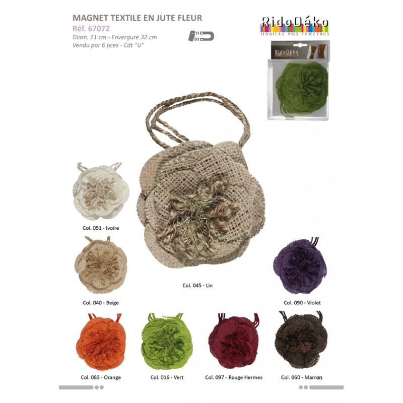 Stephanoise S67072 - MAGNET FLEURS TISSU