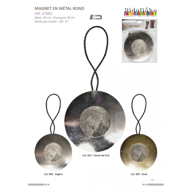 Stephanoise S67081 - MAGNET METAL "ROND"