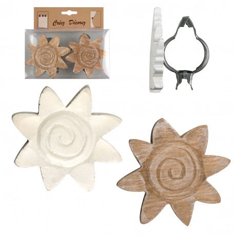 stephanoise S67106 - CLIP SOLEIL BOIS X 2