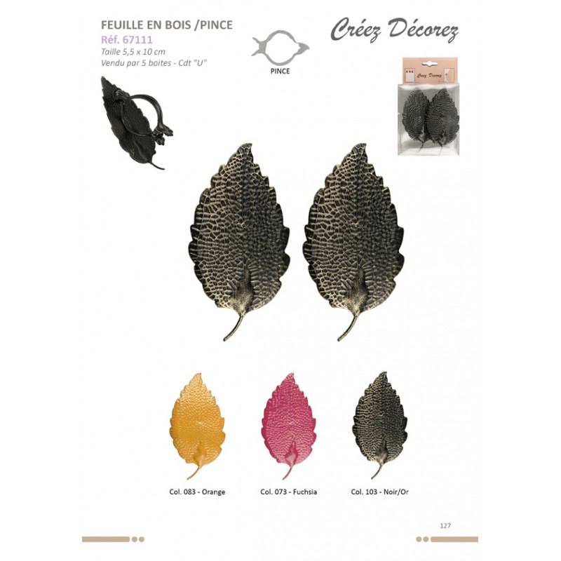 Stephanoise S67111 - CLIP FEUILLES X 2