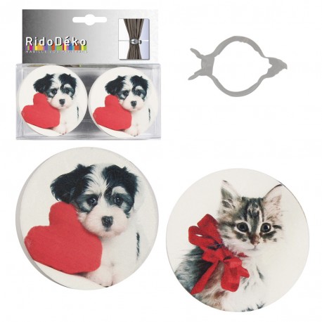 stephanoise S67123 - CLIP RIDEAUX "ANIMAUX"