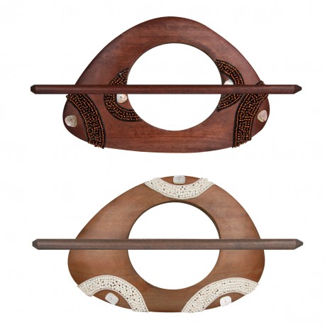 stephanoise S67211 - BROCHE BOIS POUR RIDEAUX