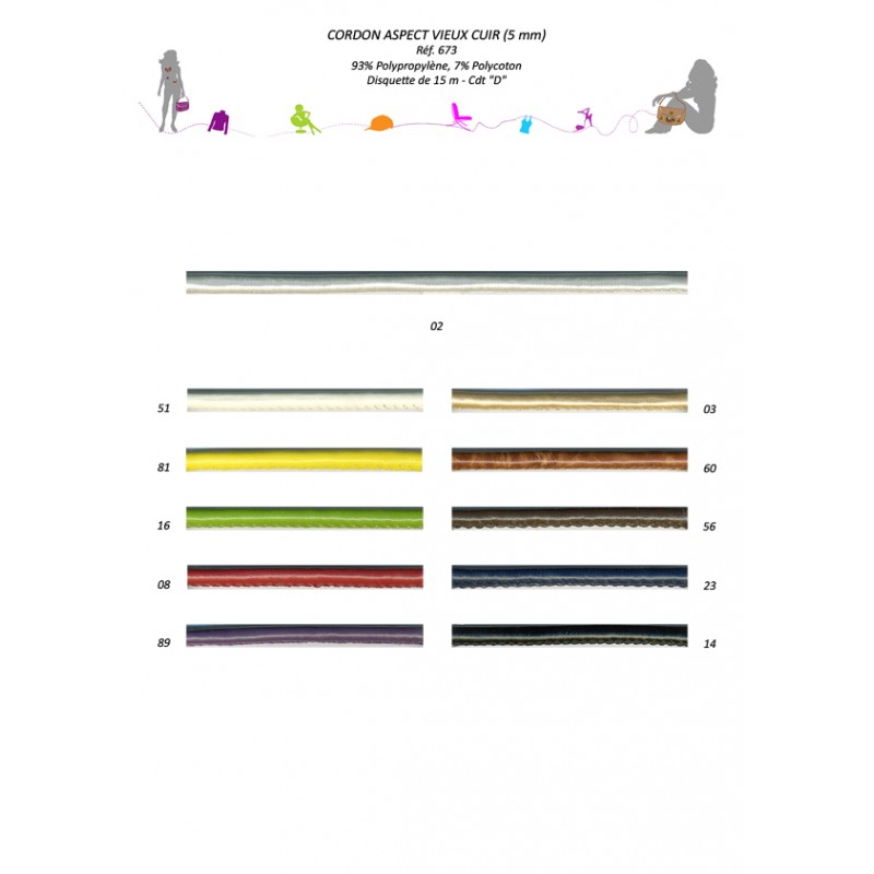 Stephanoise S673 - CORDON VIEUX SIMILI