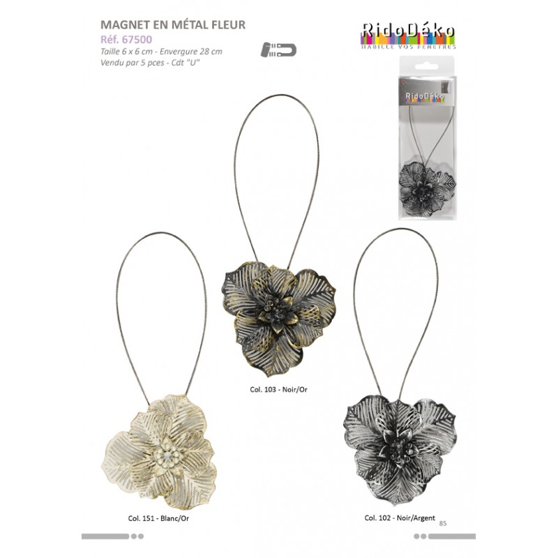 Stephanoise S67500 - MAGNET METAL FLEUR