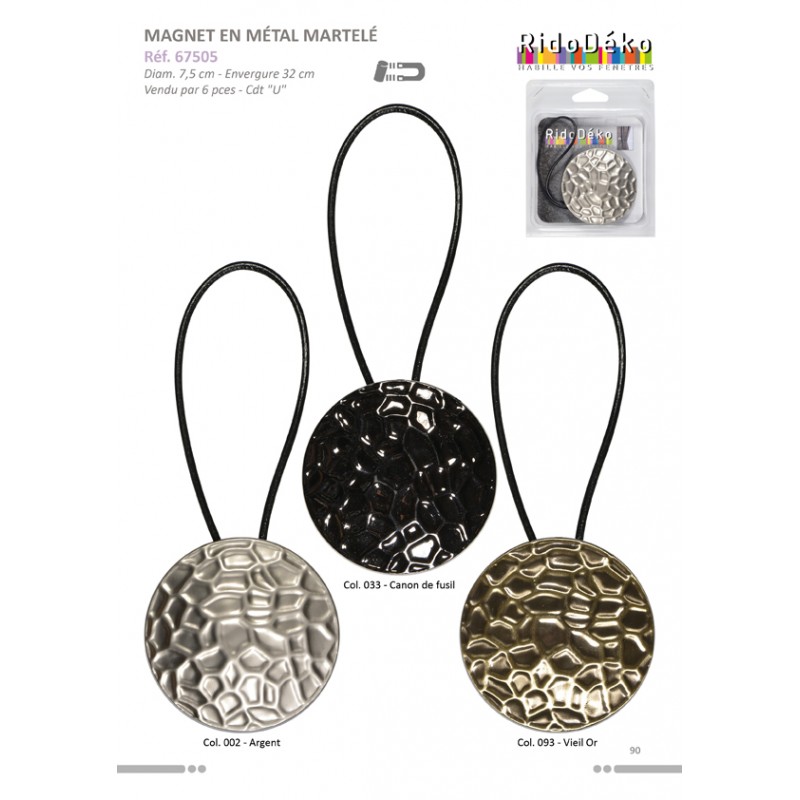Stephanoise S67505 - MAGNET ROND MARTELE METAL