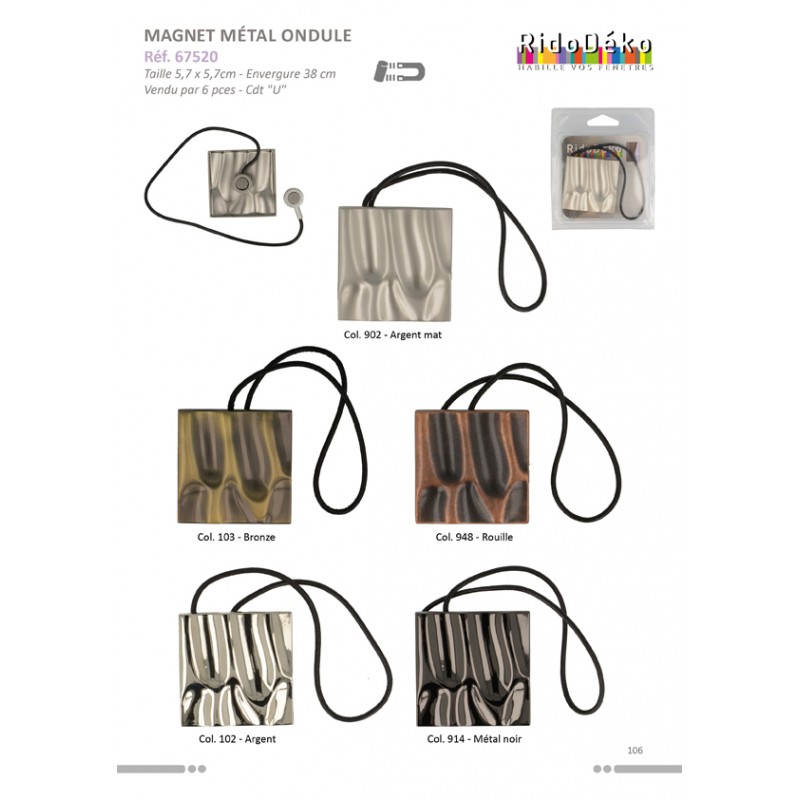Stephanoise S67520 - MAGNET METAL ONDULE
