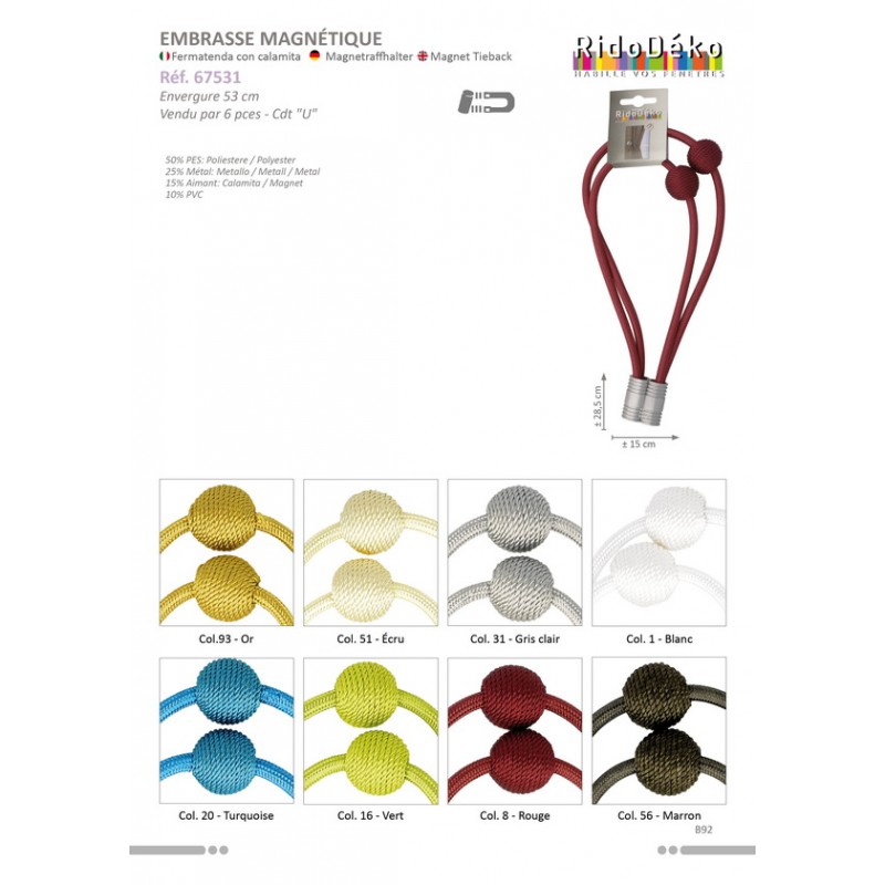 Stephanoise S67531 - EMBRASSE MAGNETIQUE