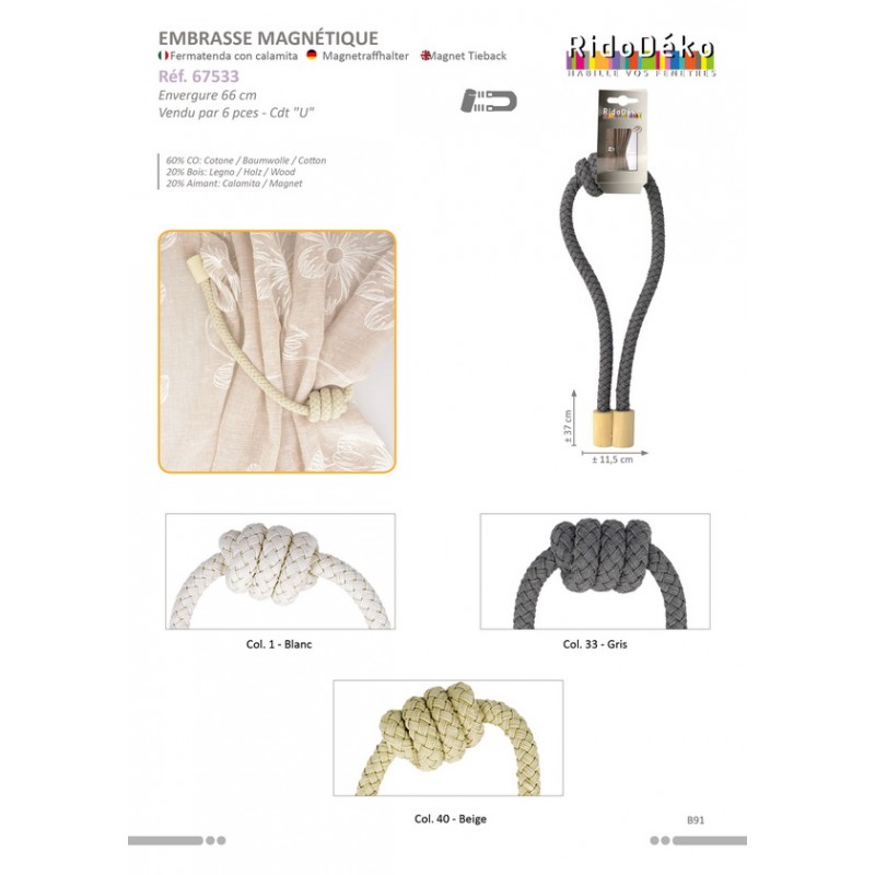 Stephanoise S67533 - EMBRASSE MAGNETIQUE