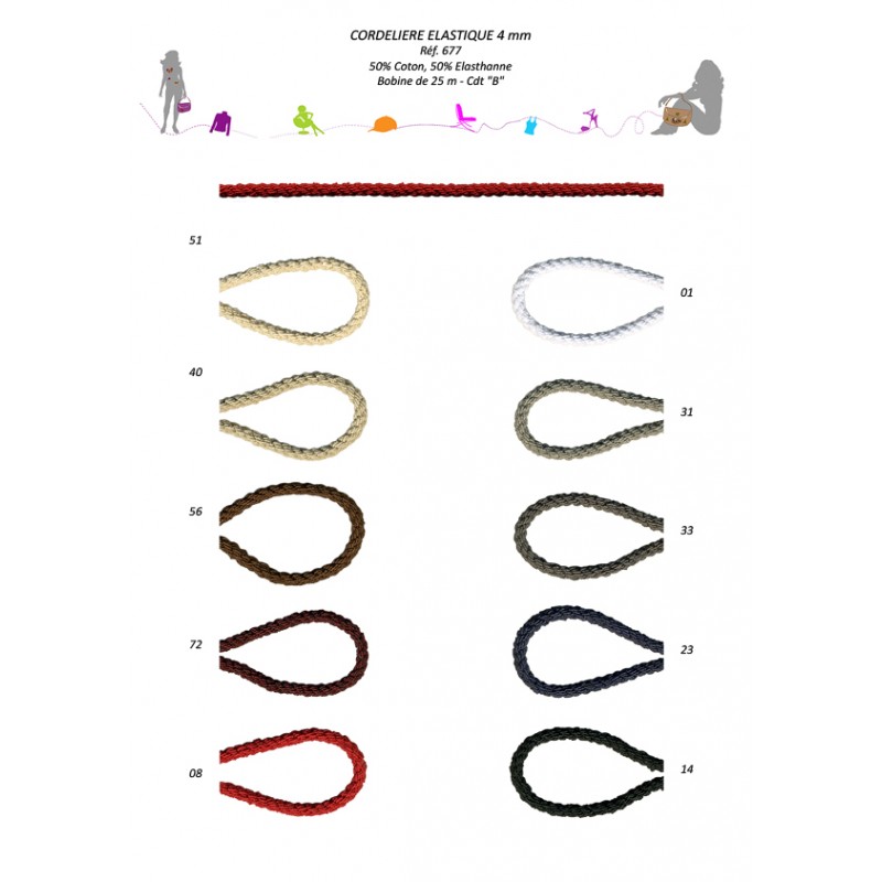 Stephanoise S677 - CORDELIERE ELASTIQUE