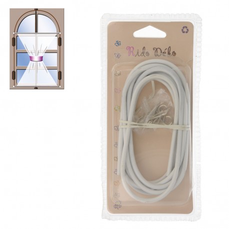 stephanoise S68003 - FIL RIDEAU SANS DECO 2 5M