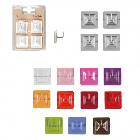 stephanoise S68004 - 4 SUPPORTS TRINGLES ADHESIF