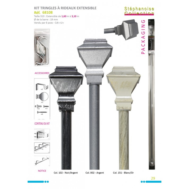 Stephanoise S68108 - KIT 19MM PEINT EMPIRE