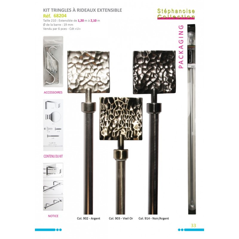 Stephanoise S68204 - KIT PLAQUE 19 MM