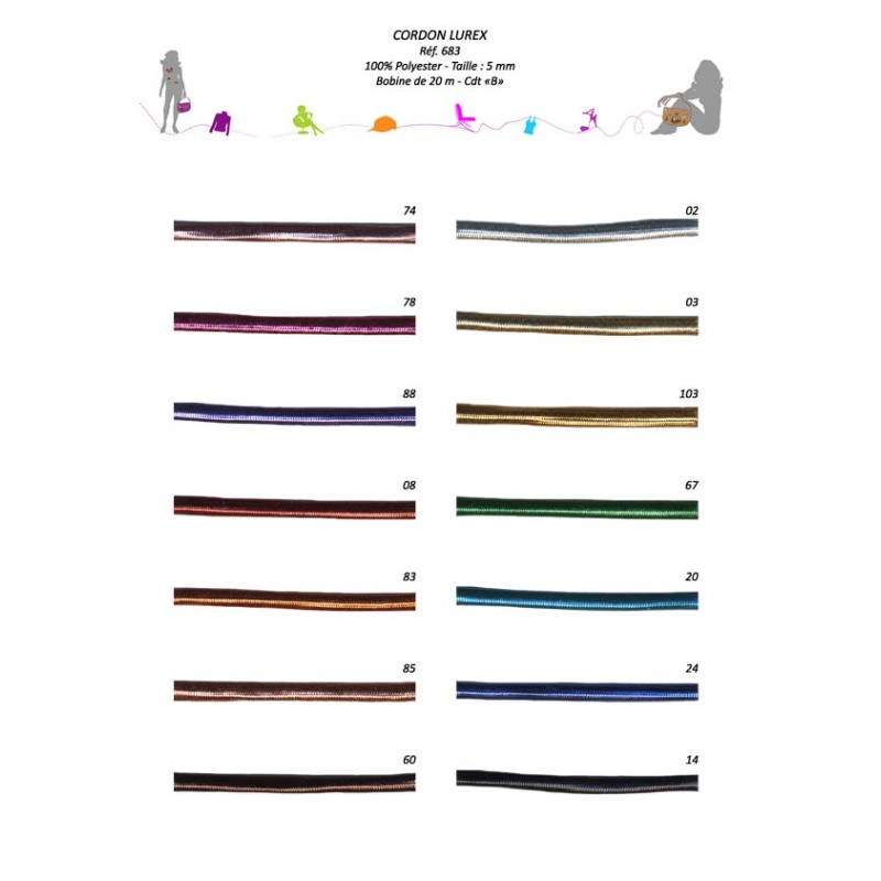 Stephanoise S683 - CORDON METAL 5 MM