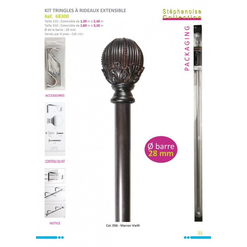Stephanoise S68300 - KIT PEINT 28MM GLAND
