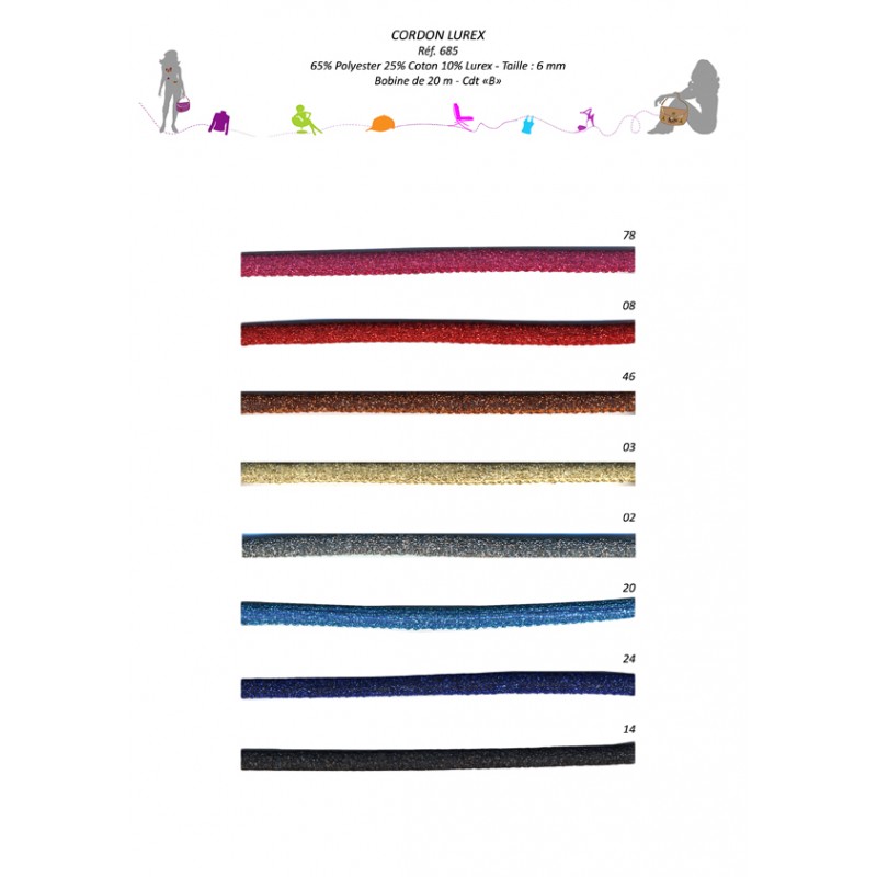 Stephanoise S685 - CORDON METAL 6 MM