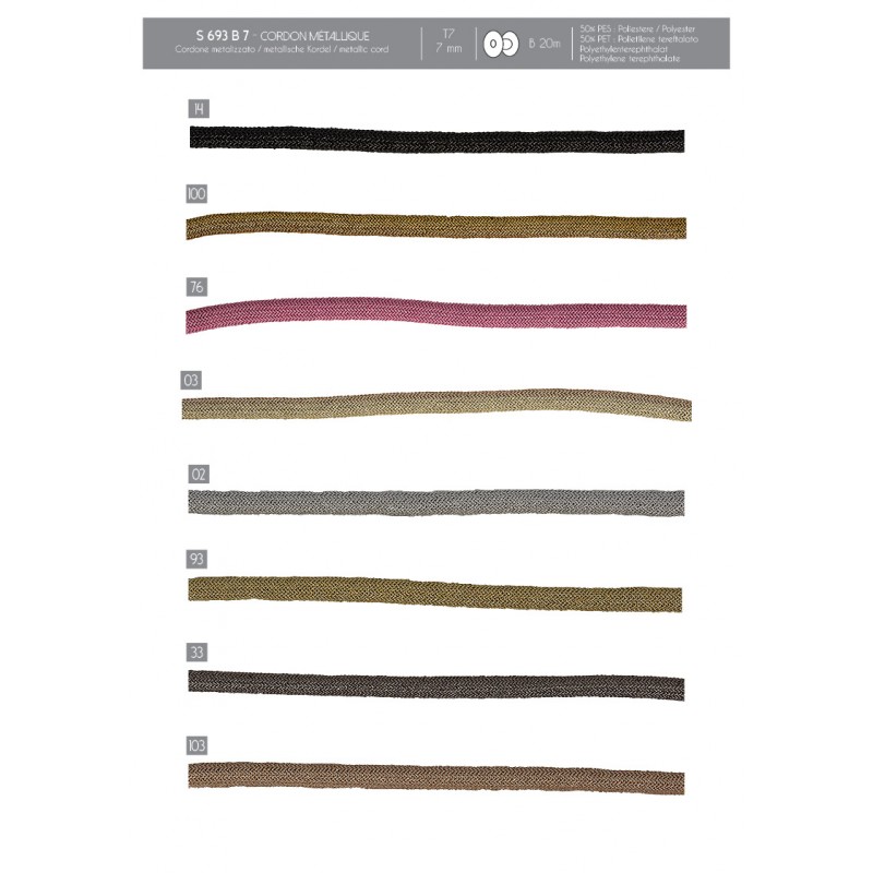 Stephanoise S693 - CORDON METALLIQUE