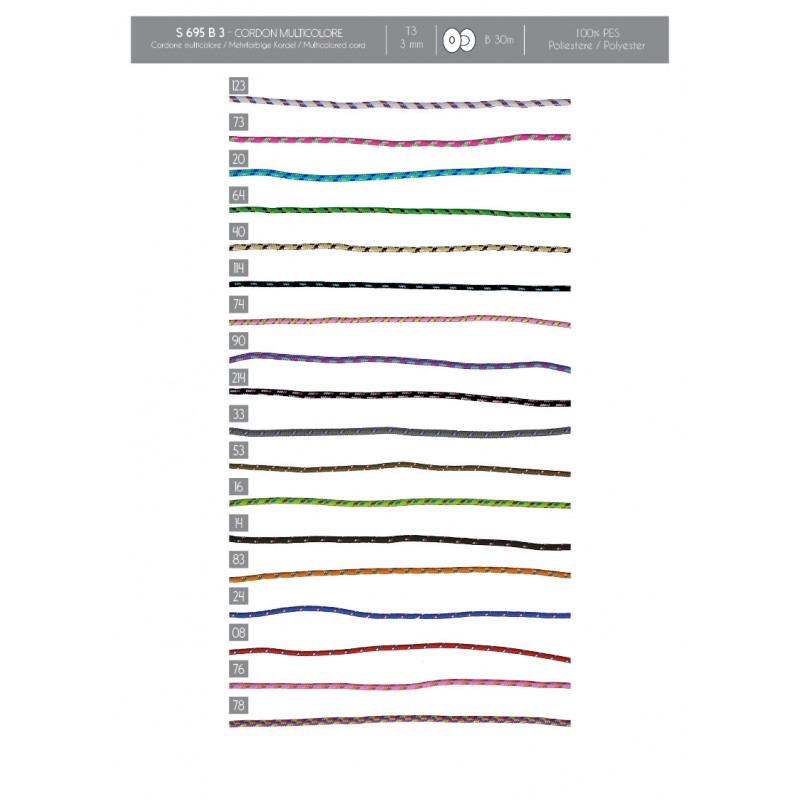 Stephanoise S695 - CORDON MULTICOLORE