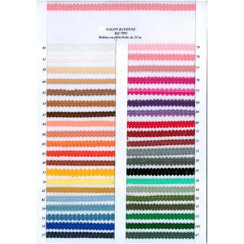 Stephanoise S7092 - GALON RAYONNE