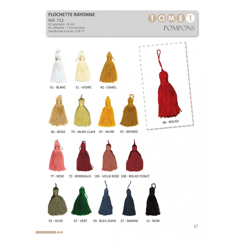 Stephanoise S712 - FLOCHETTE RAYONNE 8 CM