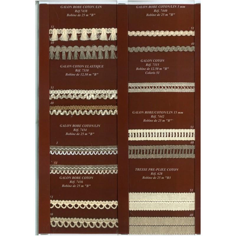 Stephanoise S7440 - GALON COTON/LIN 5MM