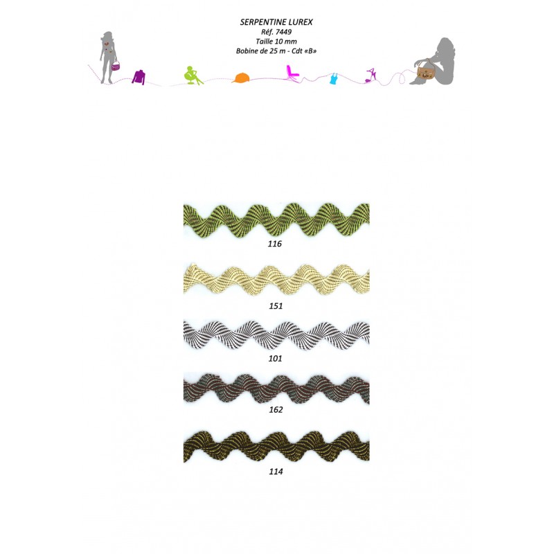 Stephanoise S7449 - SERPENTINE METAL 17 MM