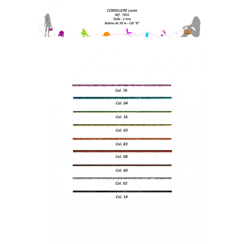 Stephanoise S7455 - CORDELIERE METAL 2MM