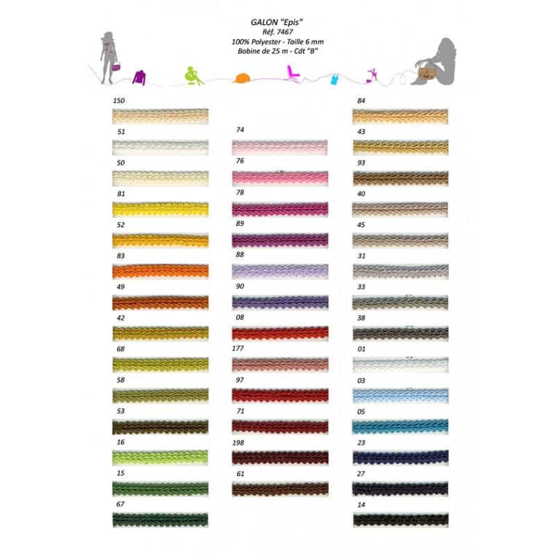 Stephanoise S7467 - GALON POLYESTER "EPIS"