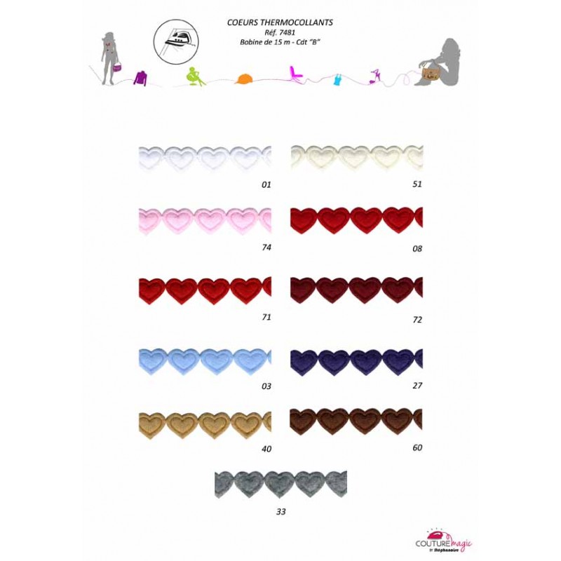 Stephanoise S7481 - COEURS THERMOCOLLANTS