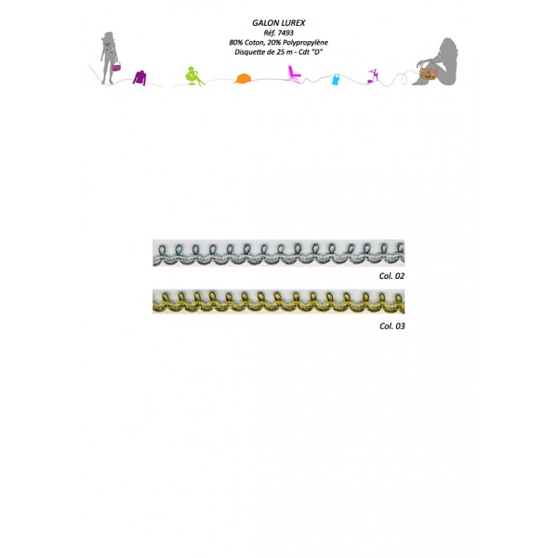 Stephanoise S7493 - GALON METAL