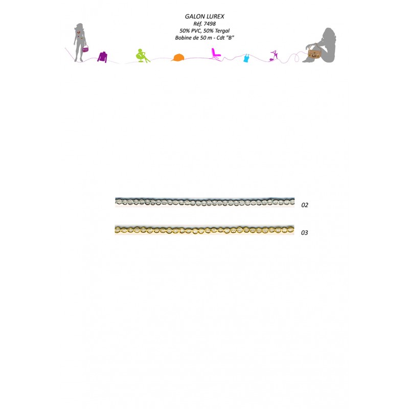 Stephanoise S7498 - GALON METAL