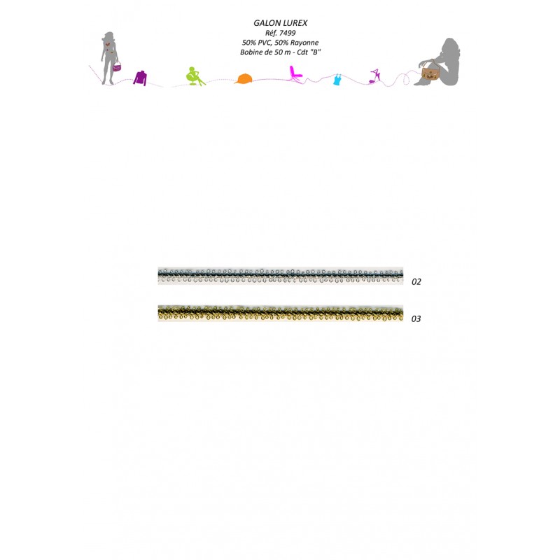 Stephanoise S7499 - GALON METAL