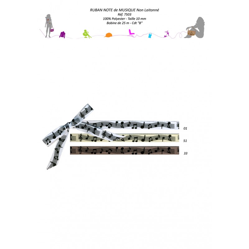 Stephanoise S7503 - RUBAN NOTES