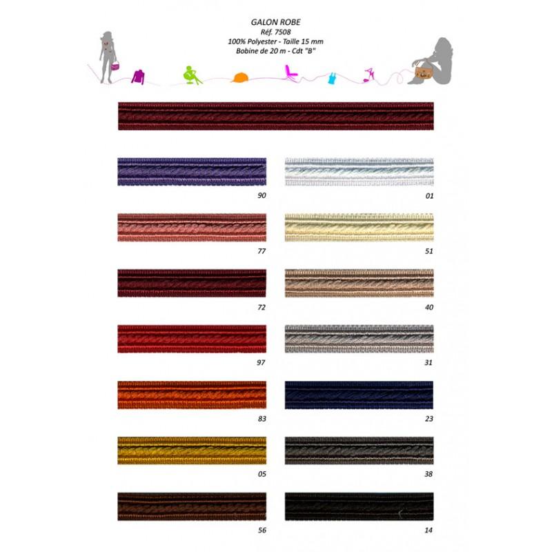 Stephanoise S7508 - GALON ROBE