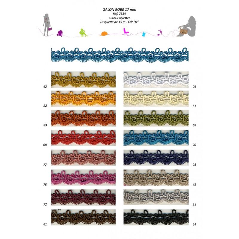 Stephanoise S7534 - GALON ROBE