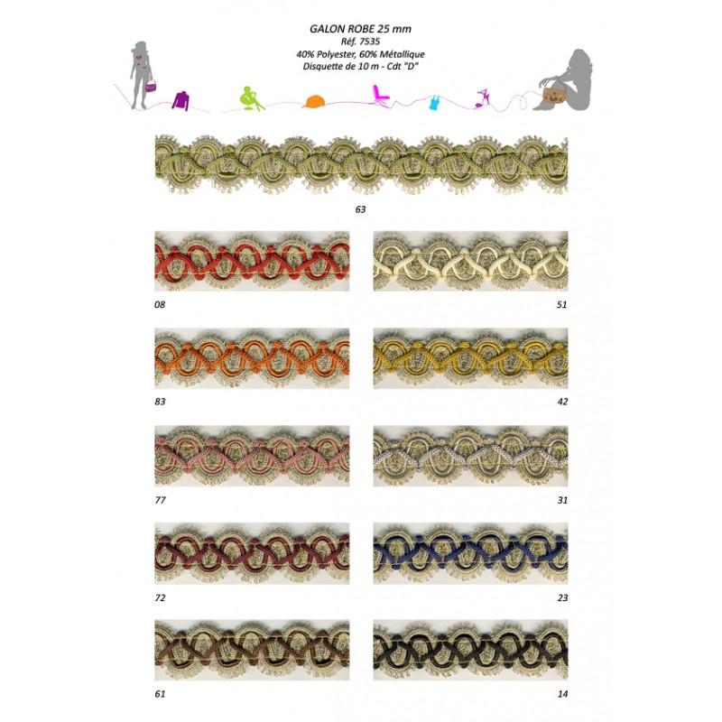 Stephanoise S7535 - GALON ROBE