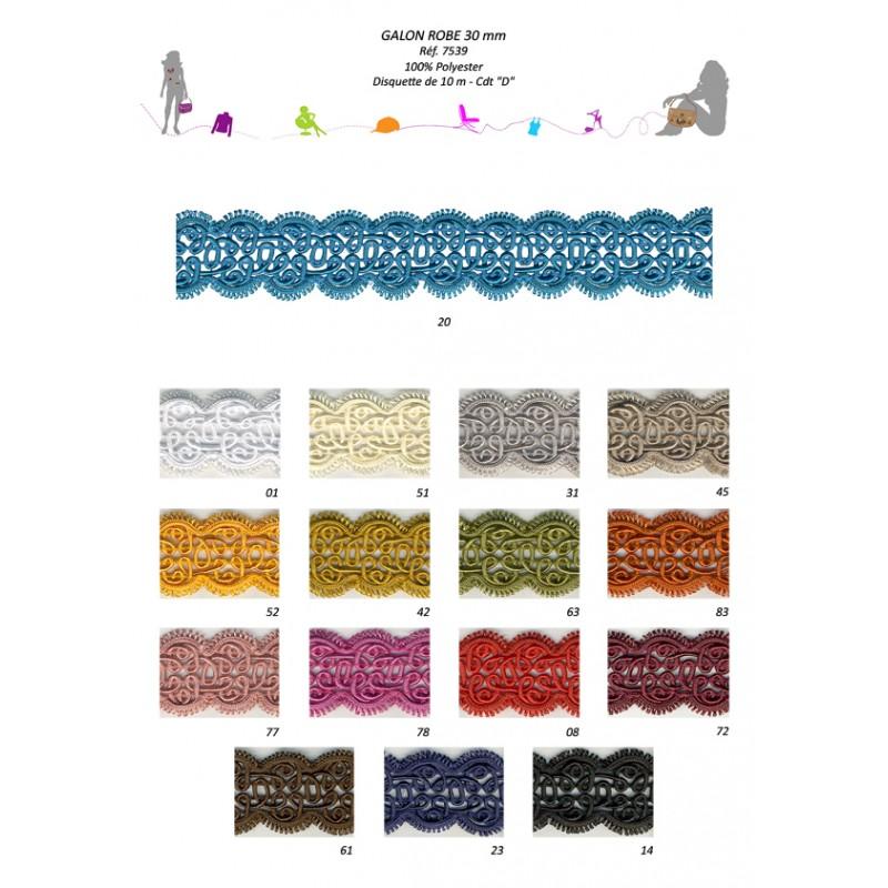 Stephanoise S7539 - GALON ROBE