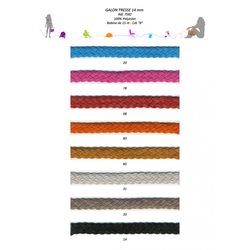 Stephanoise S7582 - GALON TRESSE 14MM