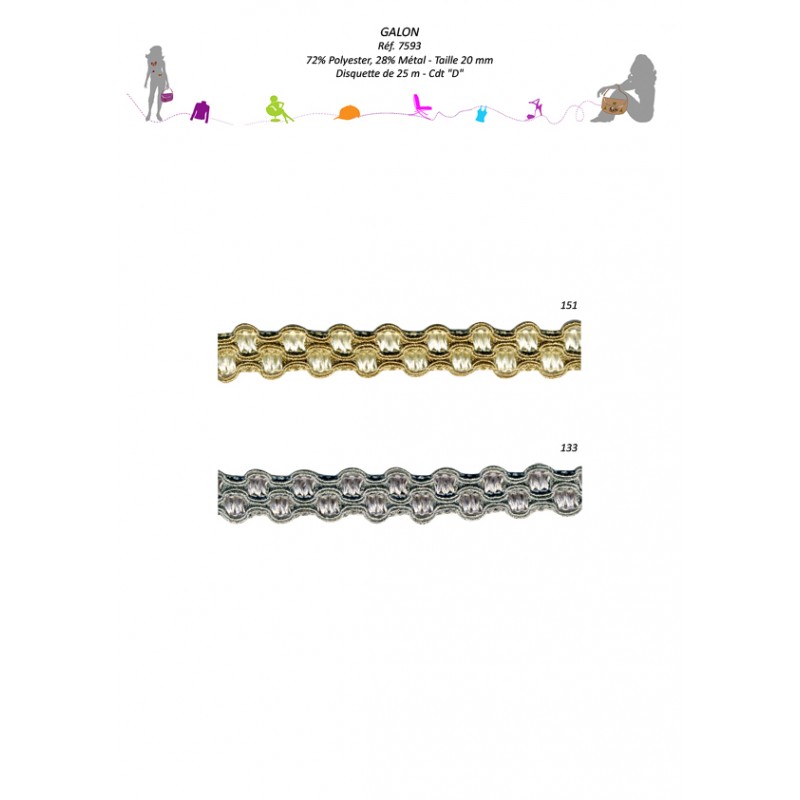 Stephanoise S7593 - GALON 20MM