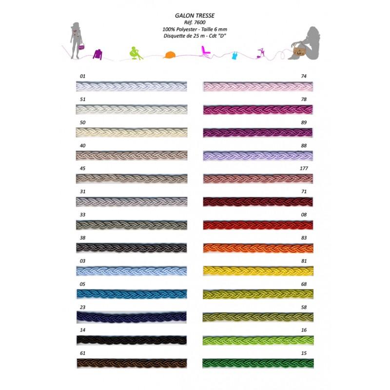 Stephanoise S7600 - GALON TRESSE