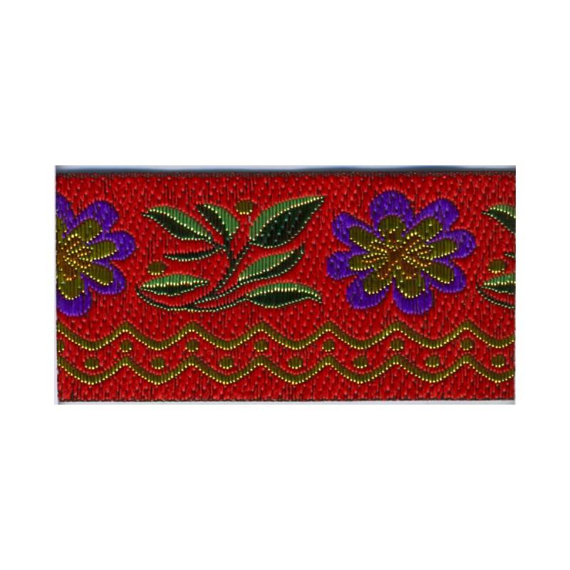 Stephanoise S7624 - GALON FLEURS 40MM