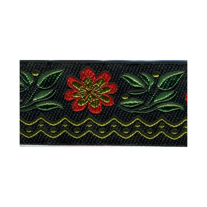 Stephanoise S7624 - GALON FLEURS 40MM