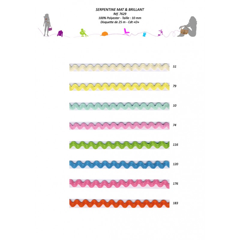 Stephanoise S7629 - SERPENTINE MAT & BRILLANT