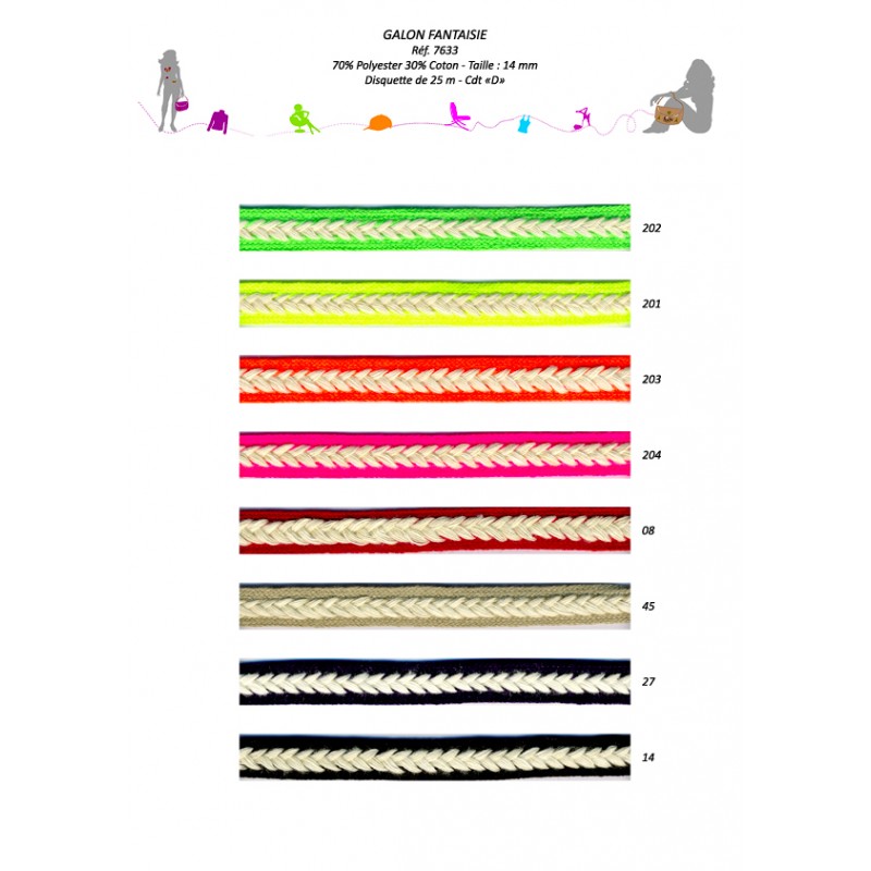 Stephanoise S7633 - GALON FANTAISIE