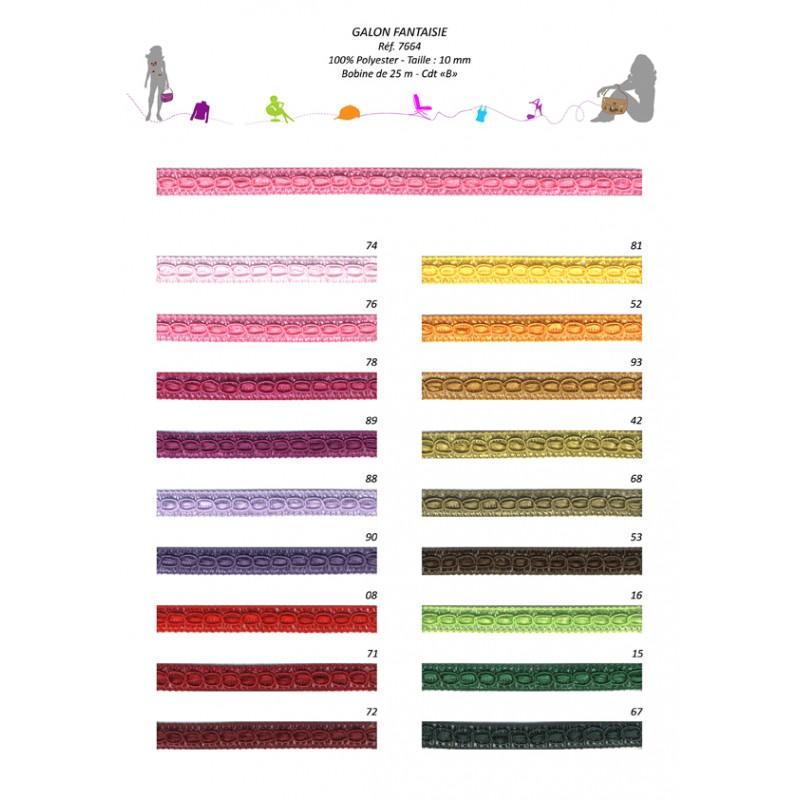 Stephanoise S7664 - GALON FANTAISIE 10 MM
