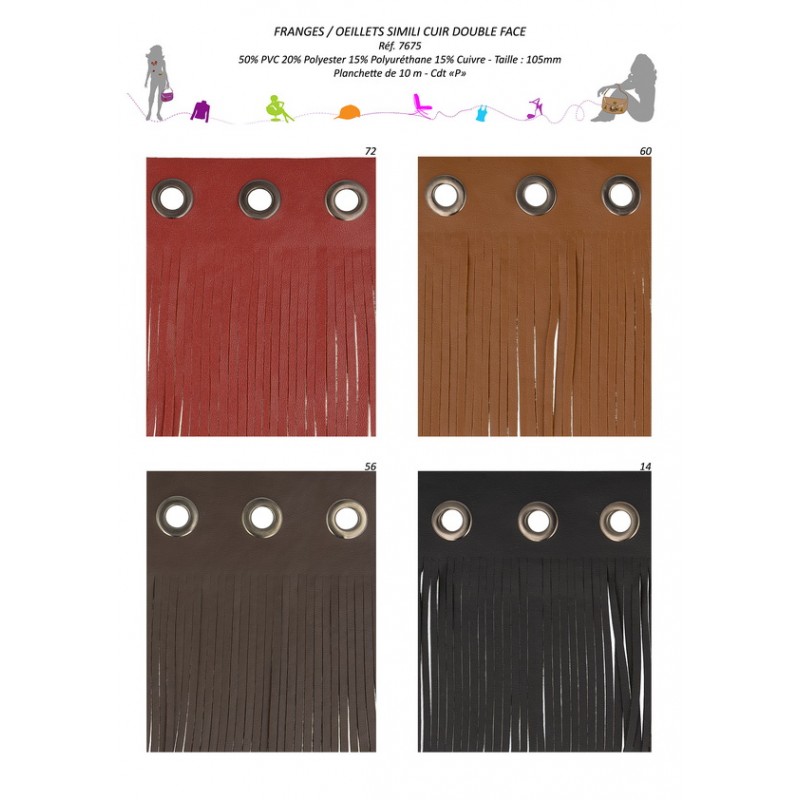 Stephanoise S7675 - FRANGE/OEIL SIMILI 125MM