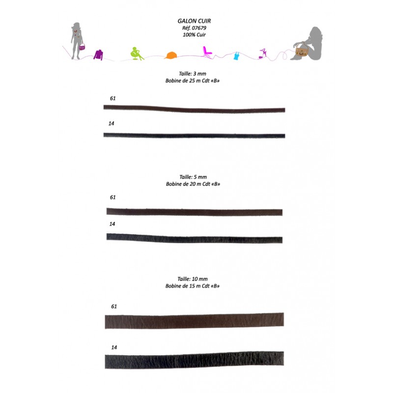 Stephanoise S7679 - GALON CUIR