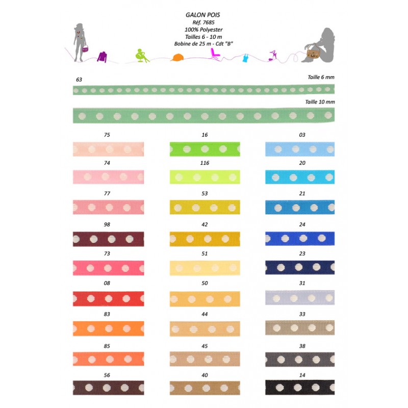 Stephanoise S7685 - GALON POIS