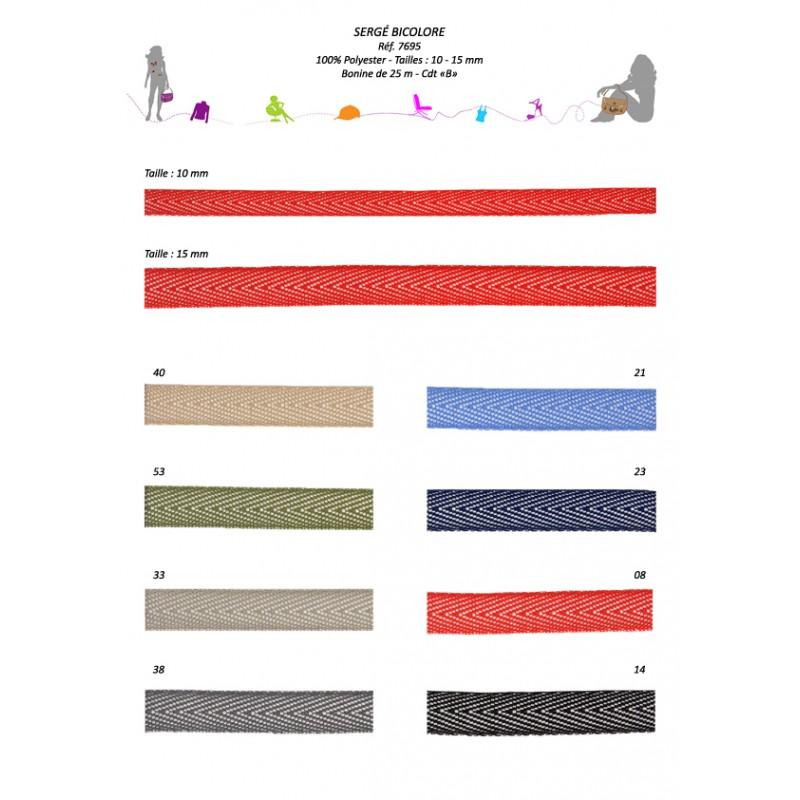 Stephanoise S7695 - SERGÉ BICOLORE