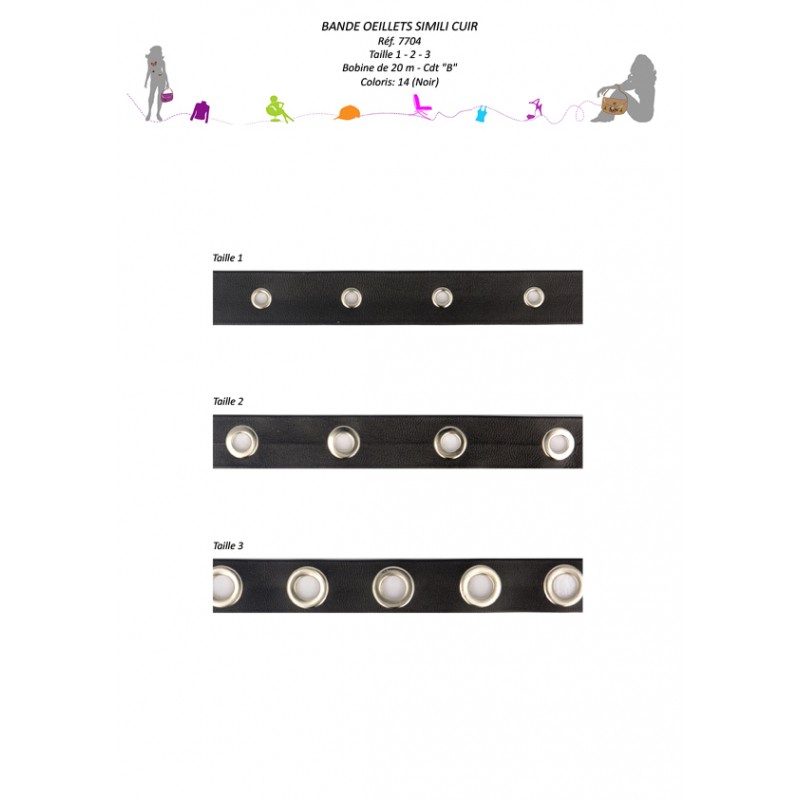 Stephanoise S7704 - BANDE OEILLETS